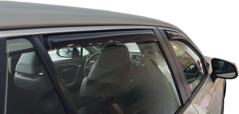 Optimal Co 2019-2025 in-Channel Rain Guards Side Window Visor Deflectors for Toyota Toyota Rav4 SE XSE LE XLE Adventure Limited Hybrid 2020 2021 2022 2023 2024 - Image 3